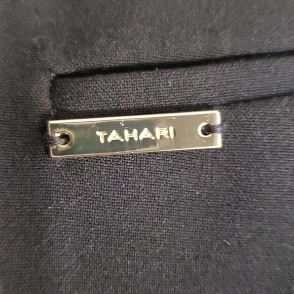 Tahari. NWOT. Black Straight Leg Dress Pants. Size M - Picture 7 of 12
